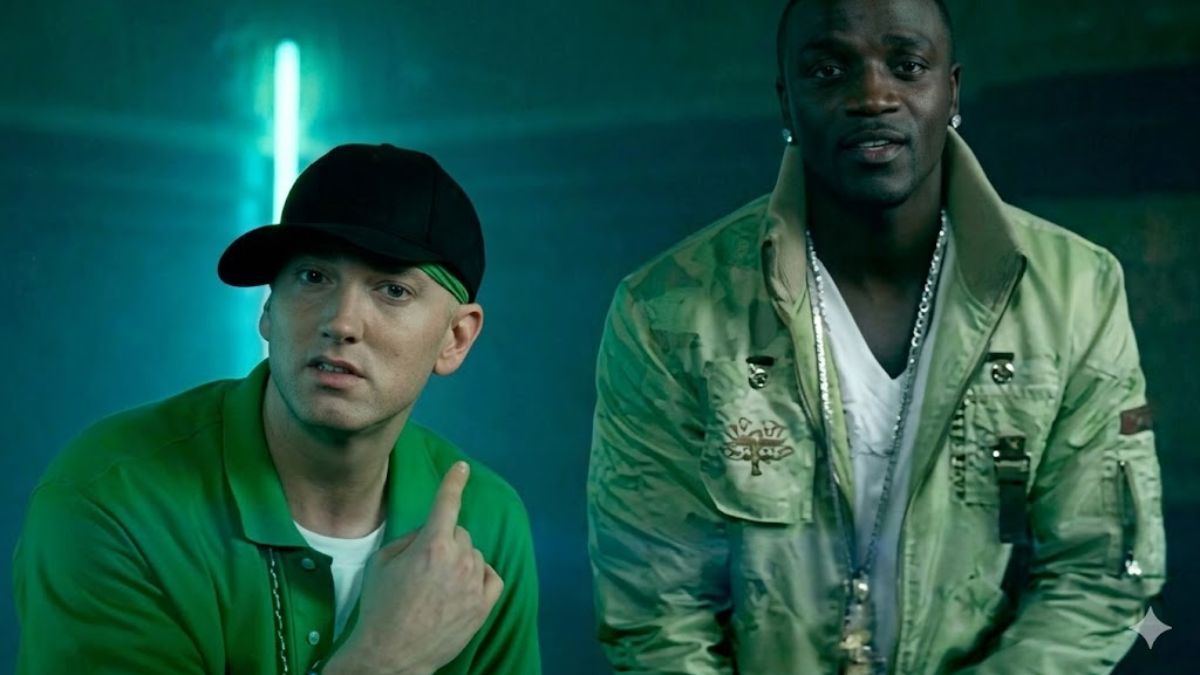 Akon ficou surpreso com o estilo de trabalho de Eminem nas gravações de 'Smack That'