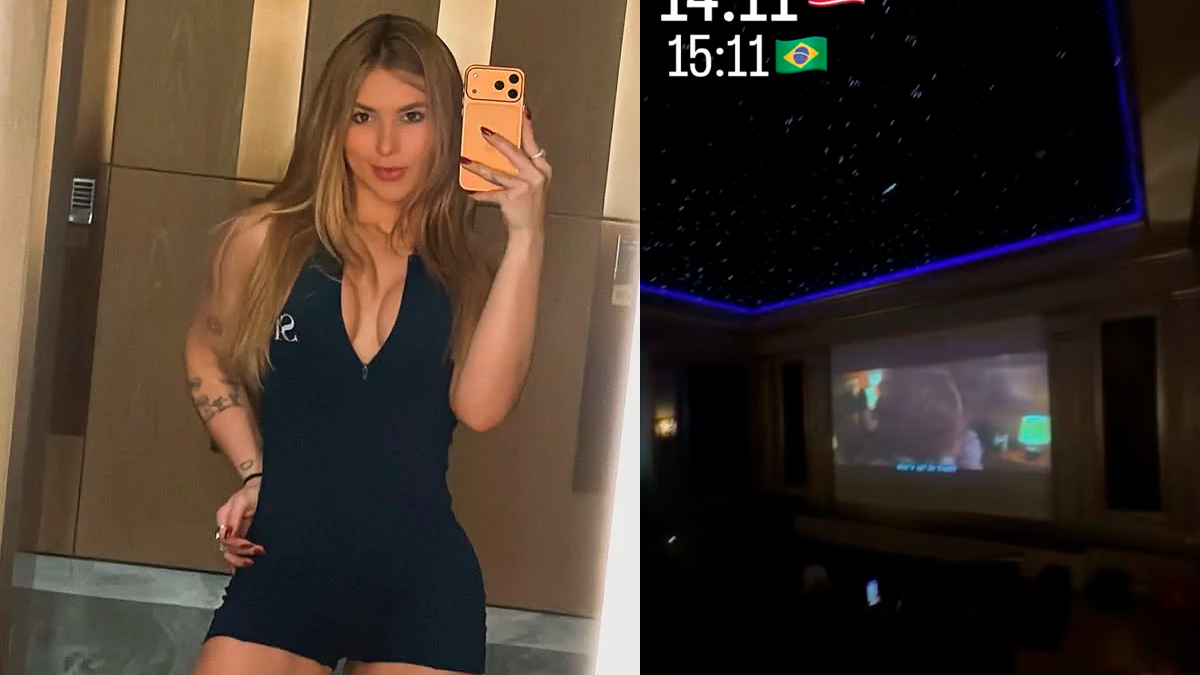 Entre os espaços que mais chamaram atenção está o cinema particular da residência, exibido neste domingo (29).