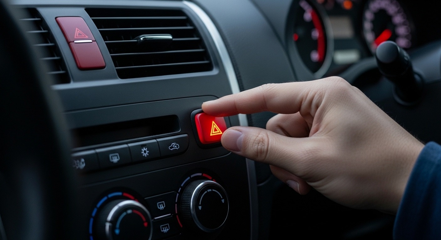 Muitos condutores ignoram que o uso arbitrário do pisca-alerta configura infração de trânsito