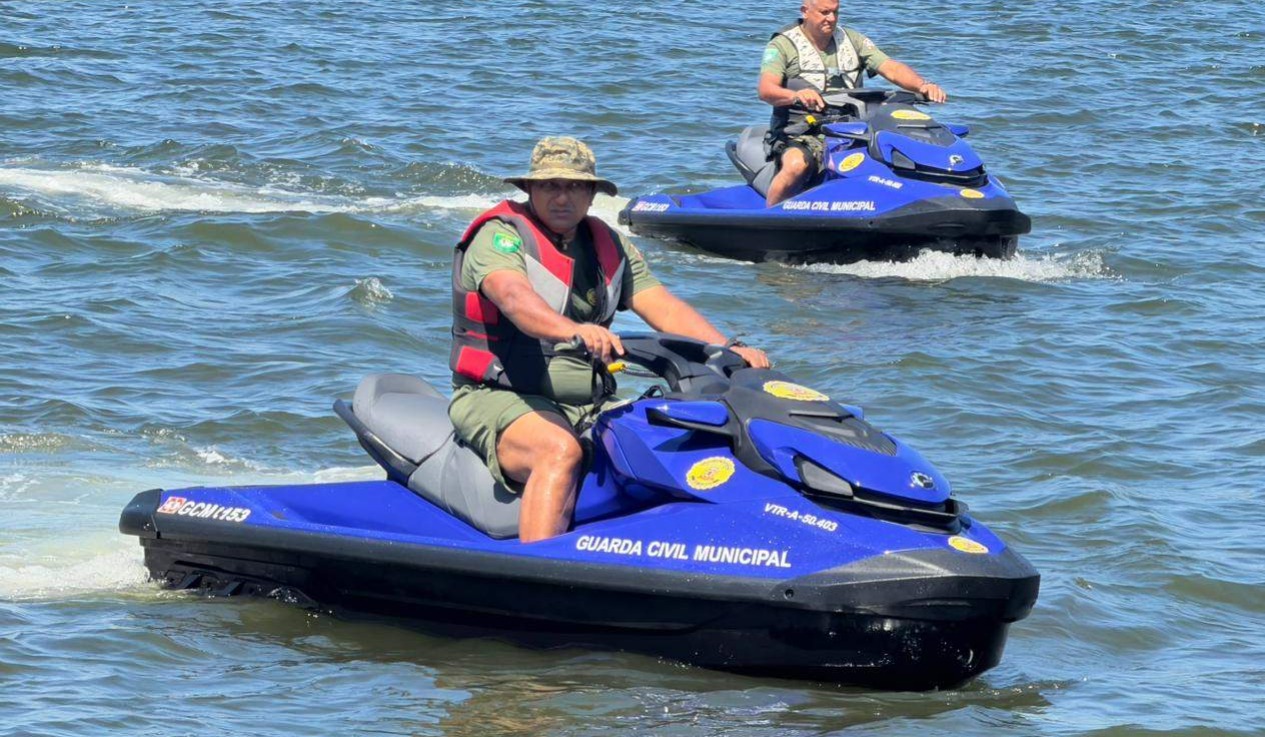 Os equipamentos foram exibidos ao público com direito a demonstração no mar, marcando oficialmente o início das operações náuticas da GCM