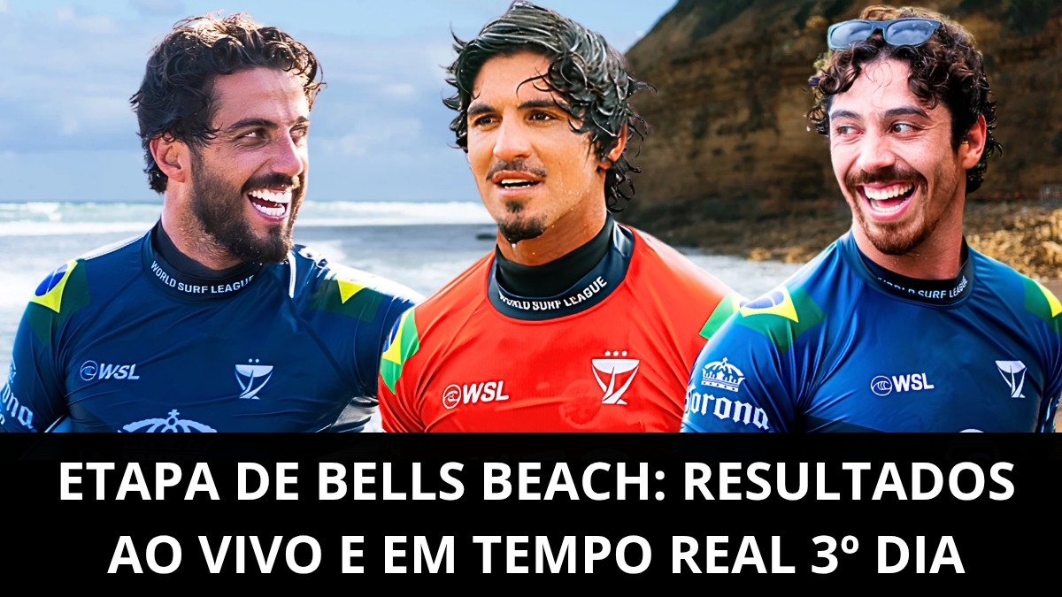 Filipe Toledo, Gabriel Medina e Yago Dora são alguns dos representantes do Brasil em Bells Beach