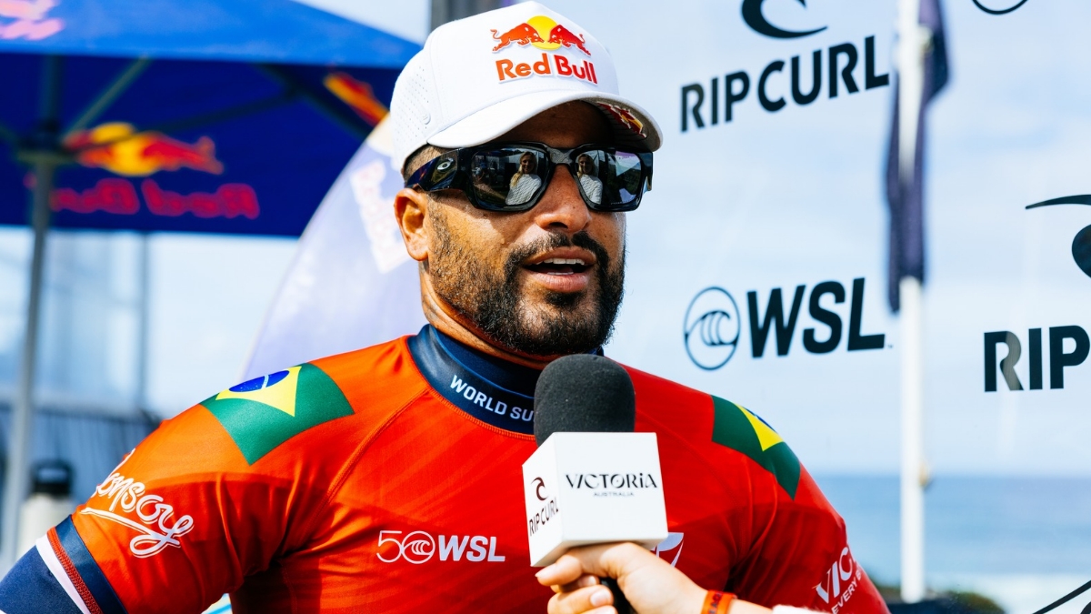 Italo Ferreira foi eliminado no round de oitavas de final em Bells Beach