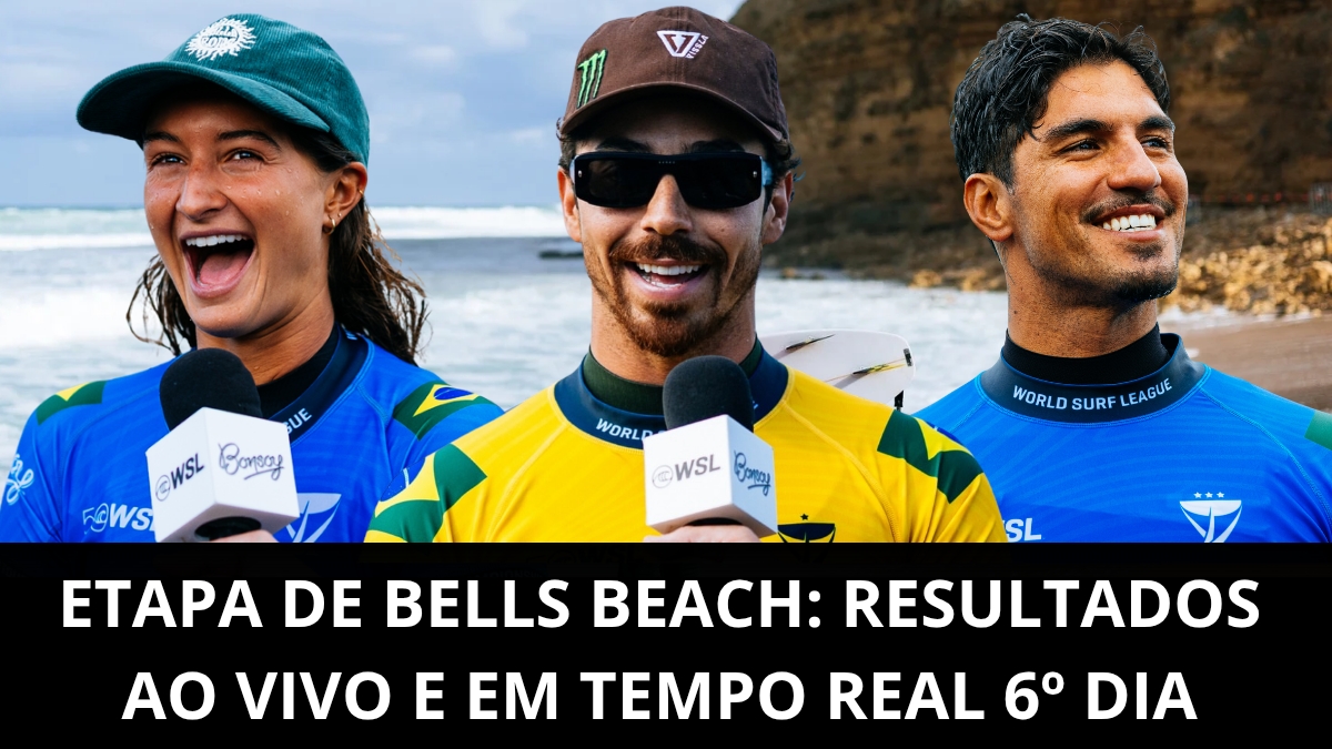 Luana Silva, Yago Dora e Gabriel Medina são alguns dos representantes do Brasil em Bells Beach