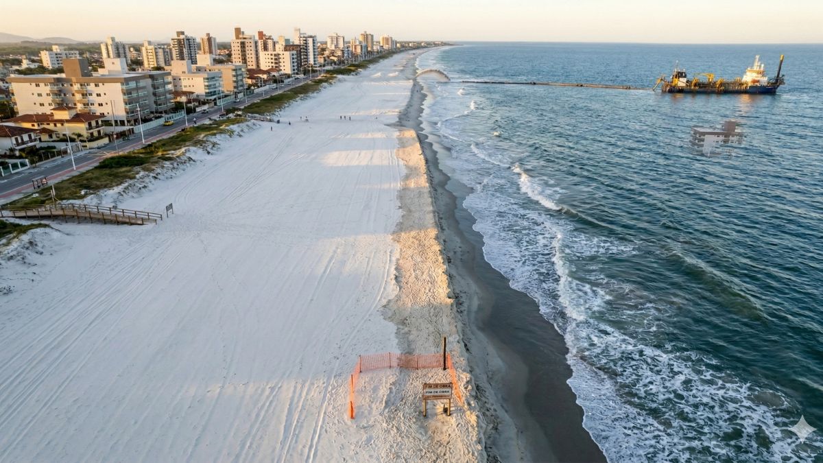 Projeto vai além da estética e altera o equilíbrio natural de toda a faixa costeira