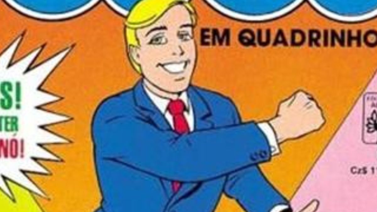 Os quadrinhos do apresentador Gugu Liberato tinham algumas 'previsões' do futuro