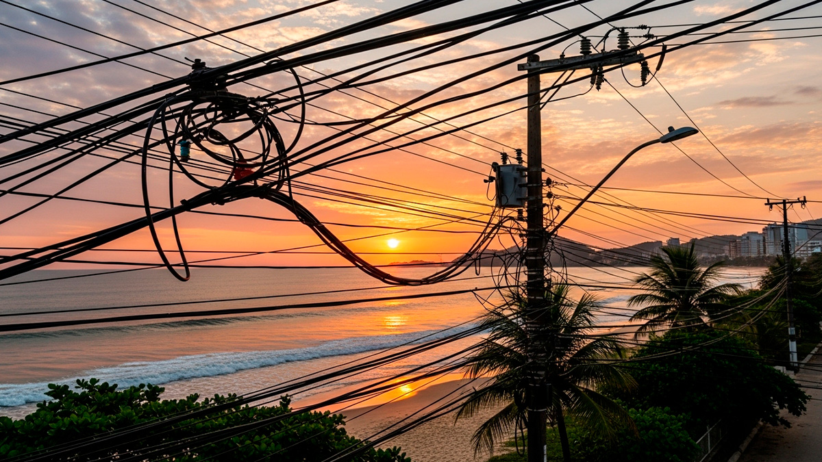 A medida impacta diretamente o turismo, já que elimina o emaranhado de cabos que hoje interfere na estética
