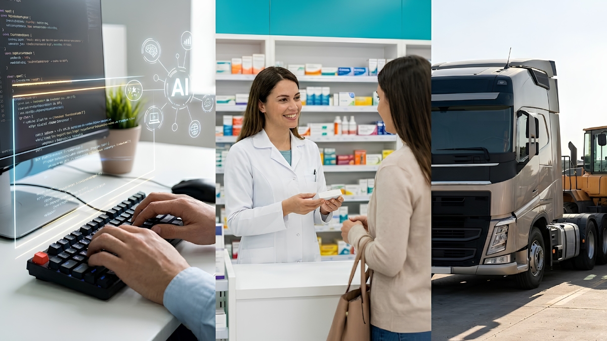 As oportunidades são para as áreas diversas áreas como programação, atendente e na área de vendas