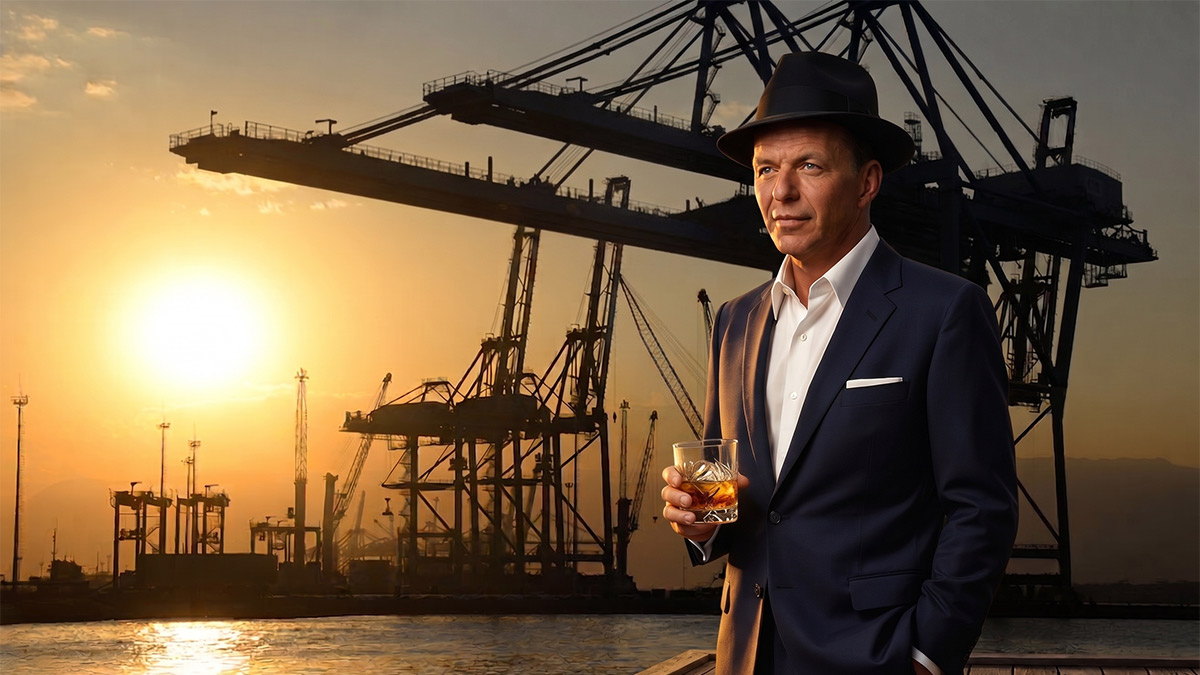 Frank Sinatra já cantou sobre o café e a cidade de Santos