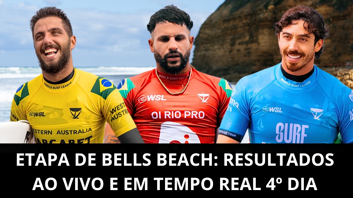Etapa de Bells Beach entra no seu 4&ordm; dia de competições