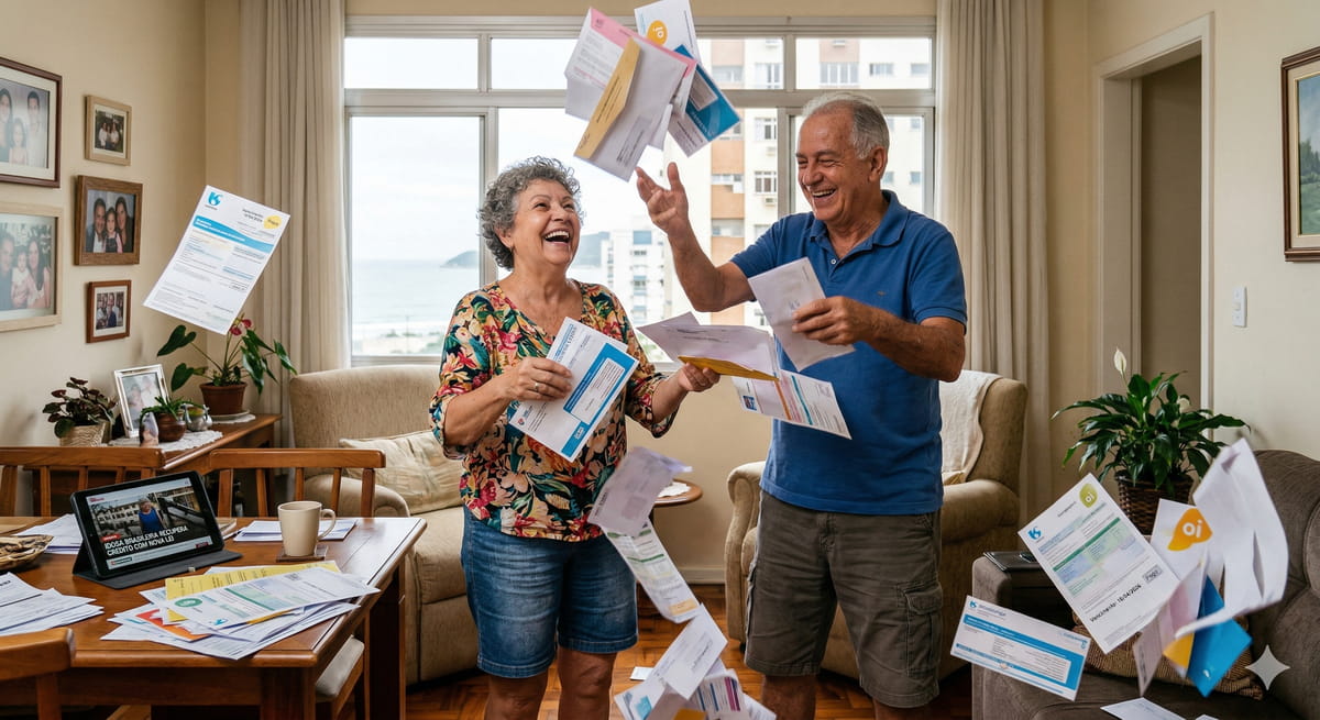 A lei permite que idosos renegociem todas as suas dívidas de forma conjunta