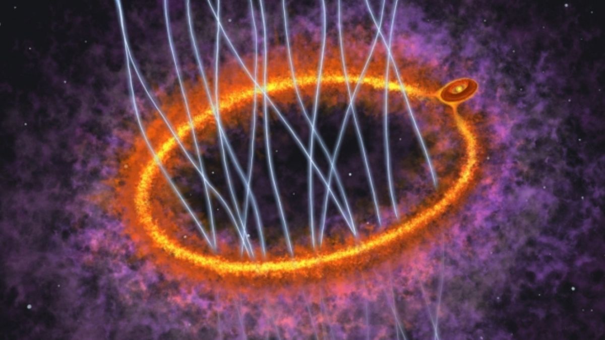 esquisadores japoneses identificam anéis de gás aquecido que funcionam como uma assinatura luminosa dos primeiros passos de um astro