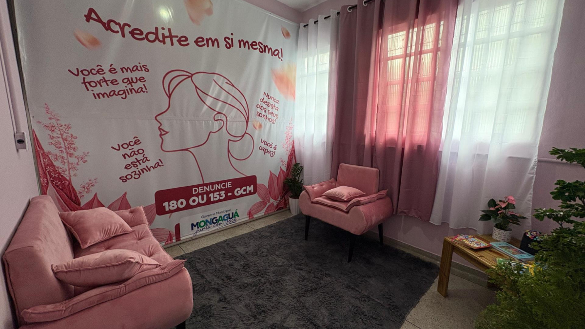 A Sala Rosa de Mongaguá oferece escuta qualificada em um espaço acolhedor