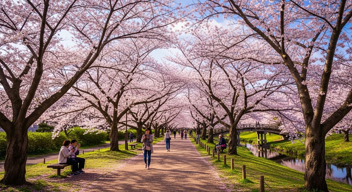 Durante o período de floração, o bosque vira um verdadeiro "tapete rosa", atraindo milhares de visitantes em busca de fotos, passeios e contemplação