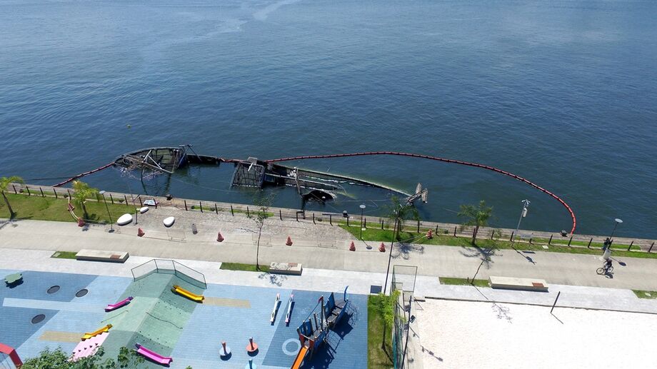 O incidente com o Besnard ocorreu após uma sequência de fortes chuvas