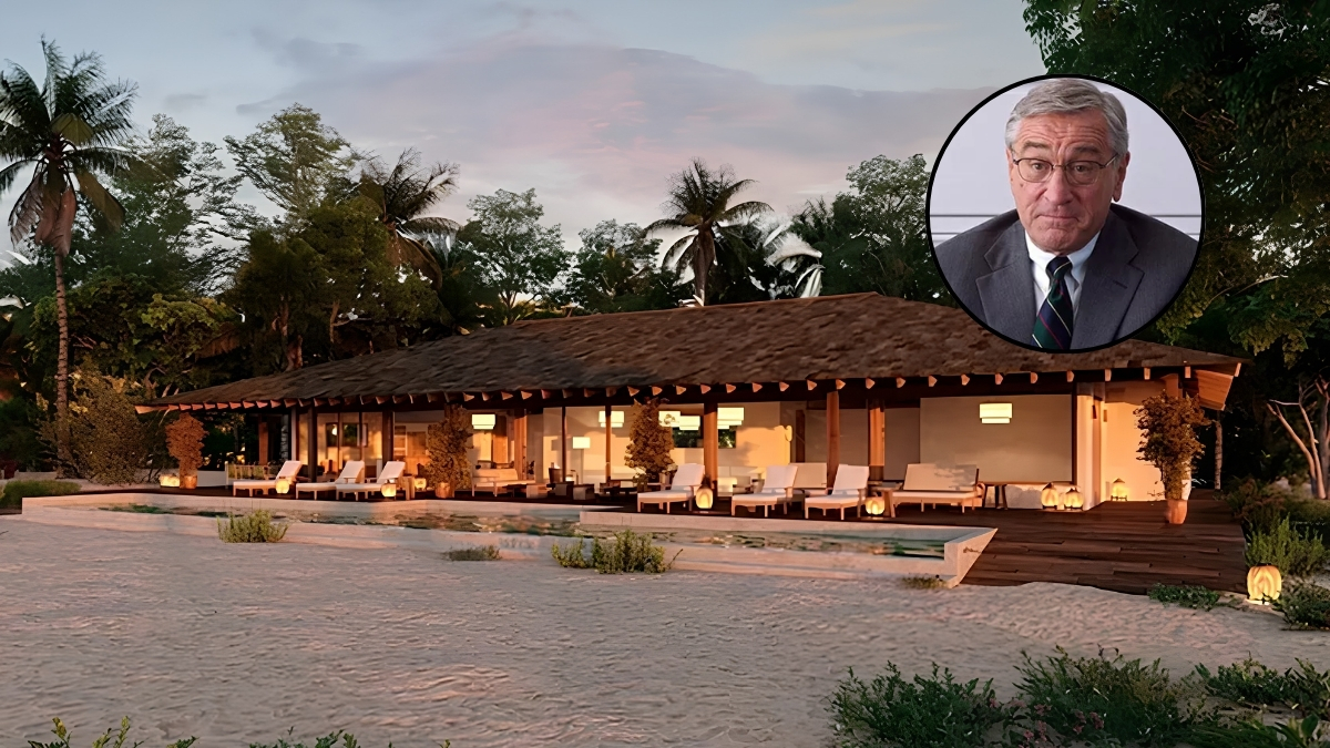 Robert De Niro é um dos proprietários do projeto luxuoso por meio de sua rede Nabu