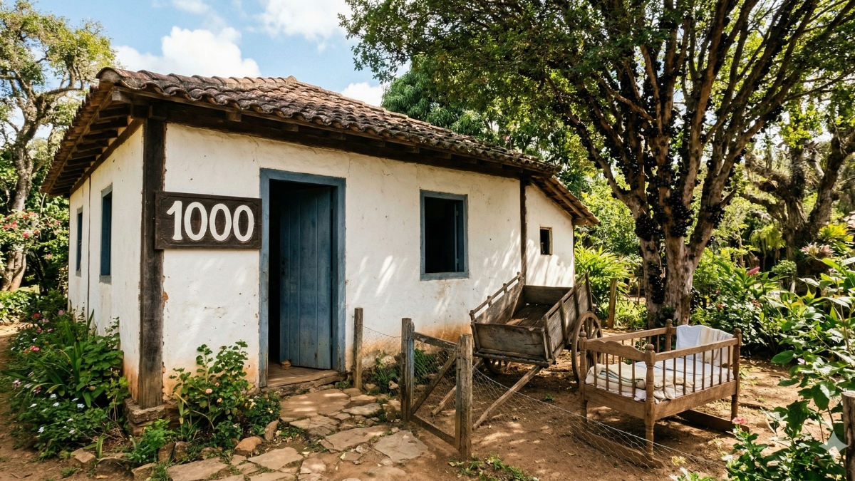 Localizada em Três Corações, a casa de número 1000 não recebeu esse algarismo por acaso