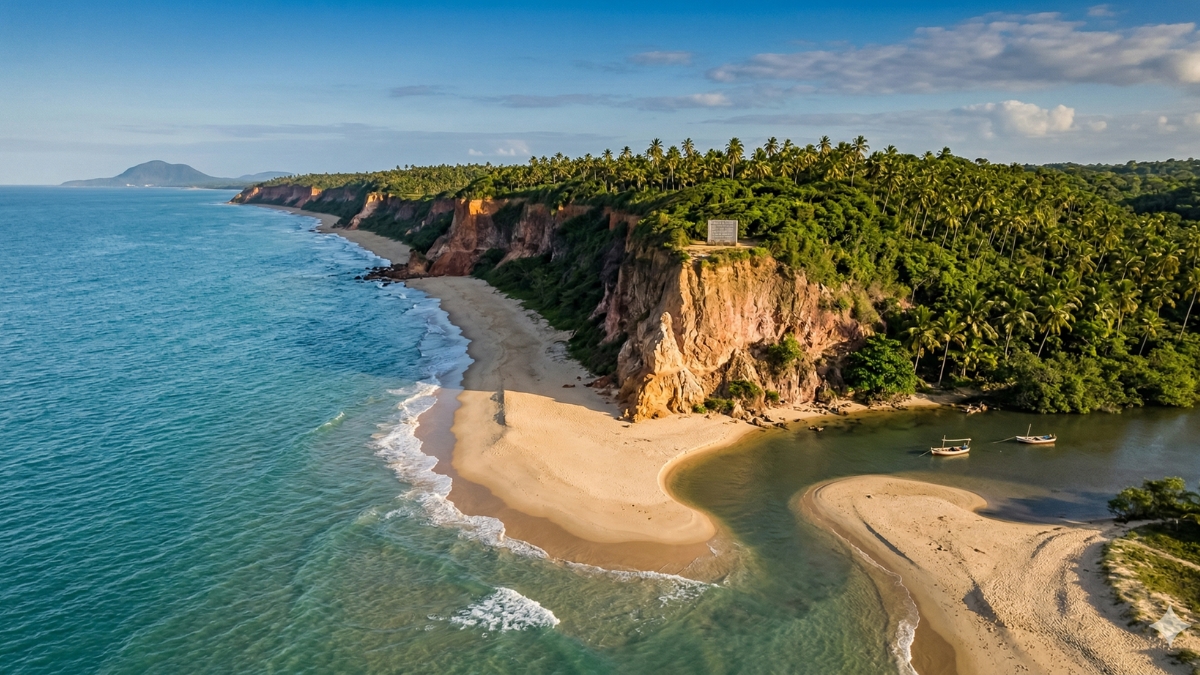 Barra do Cahy: o cenário que encantou Cabral em 1500