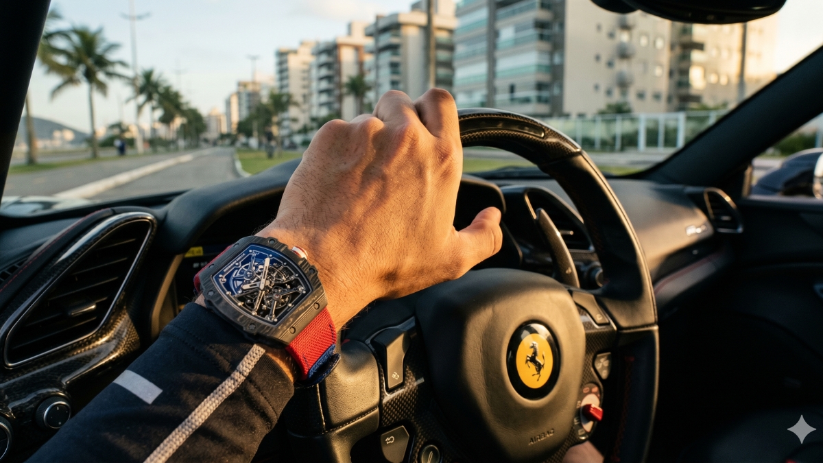 O verdadeiro demonstrativo de poder financeiro viaja discretamente no pulso