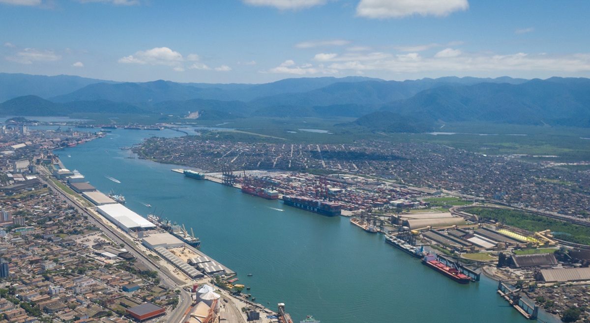 Tecon Santos 10 é megaterminal de contêineres planejado para o Porto de Santos